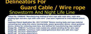 Delineators For Guard Cable / Wire rope