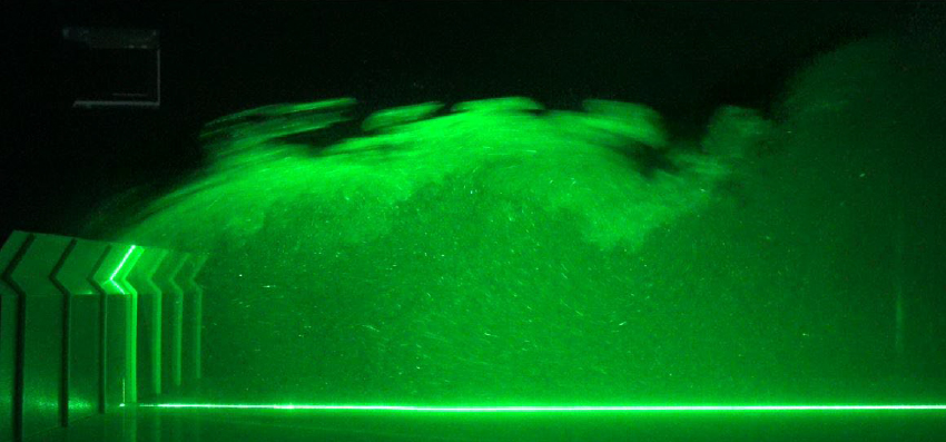 PIV(Particle Image Velocimetry)計測評価