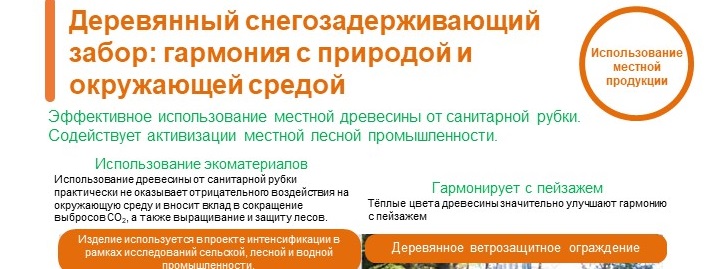 17.Деревянный снегозадерживающий забор: гармония с природой и окружающей средой